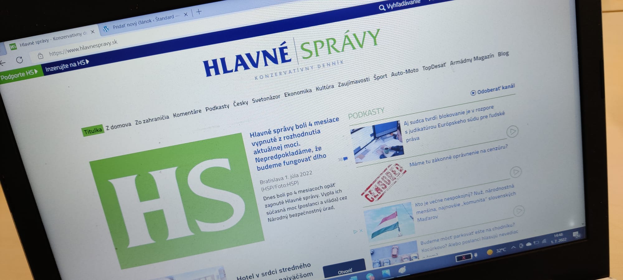 Hlavné správy sú po štyroch mesiacoch späť. Zrejme nie nadlho