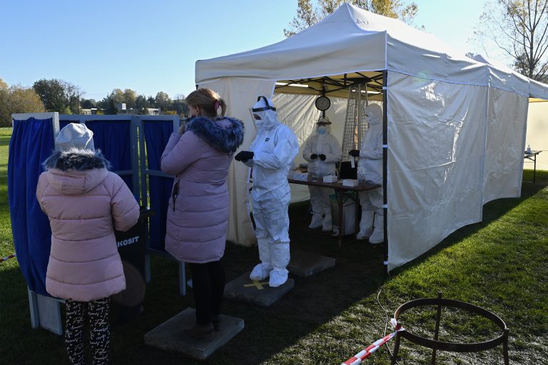 Celoplošné testovanie na ochorenie COVID-19 (Zdroj: TASR)