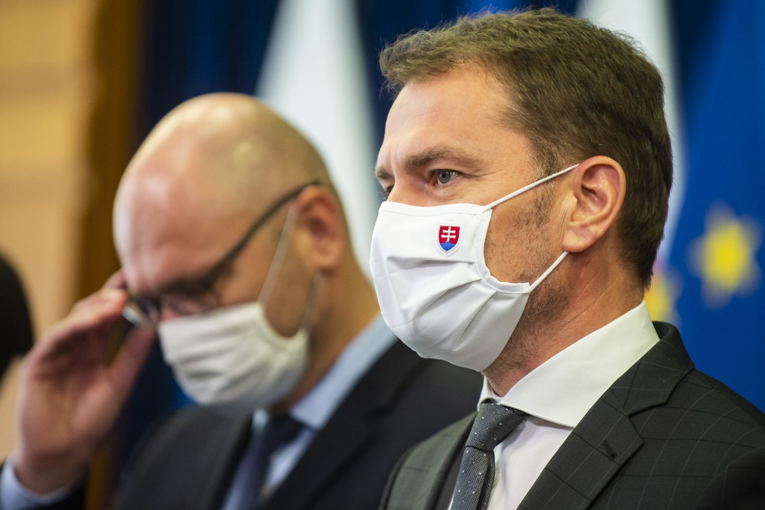 Igor Matovič a Richard Sulík. Foto: TASR/Jakub Kotian
