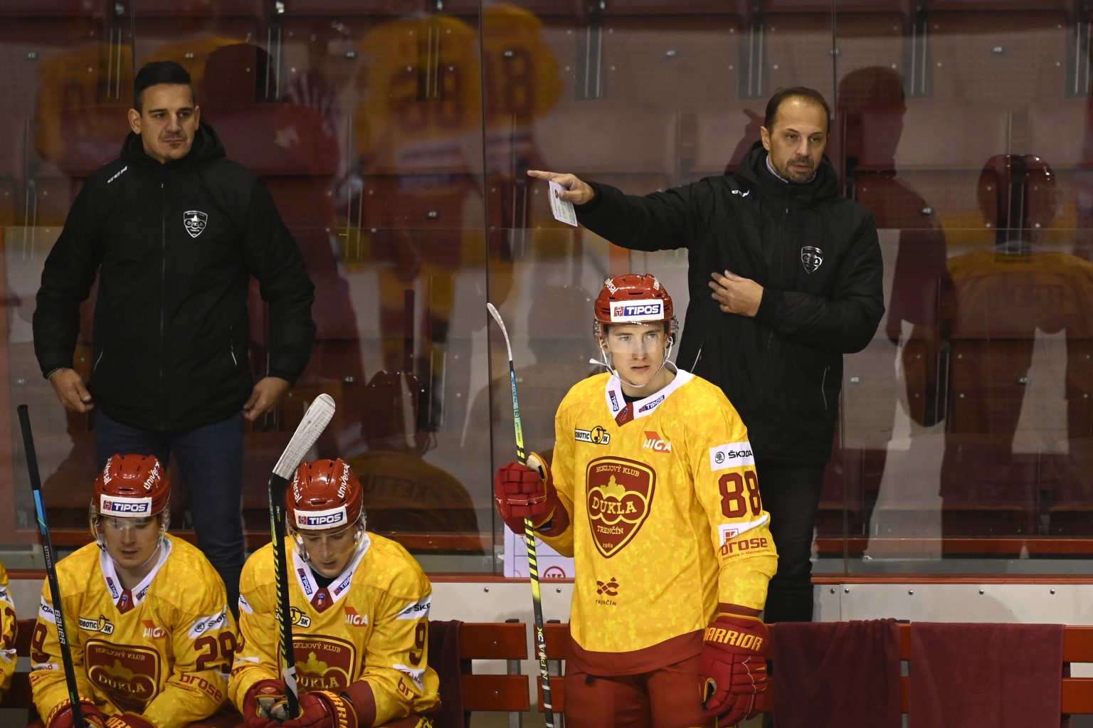 Hokejisti Trenčína Foto: Radovan Stoklasa/TASR