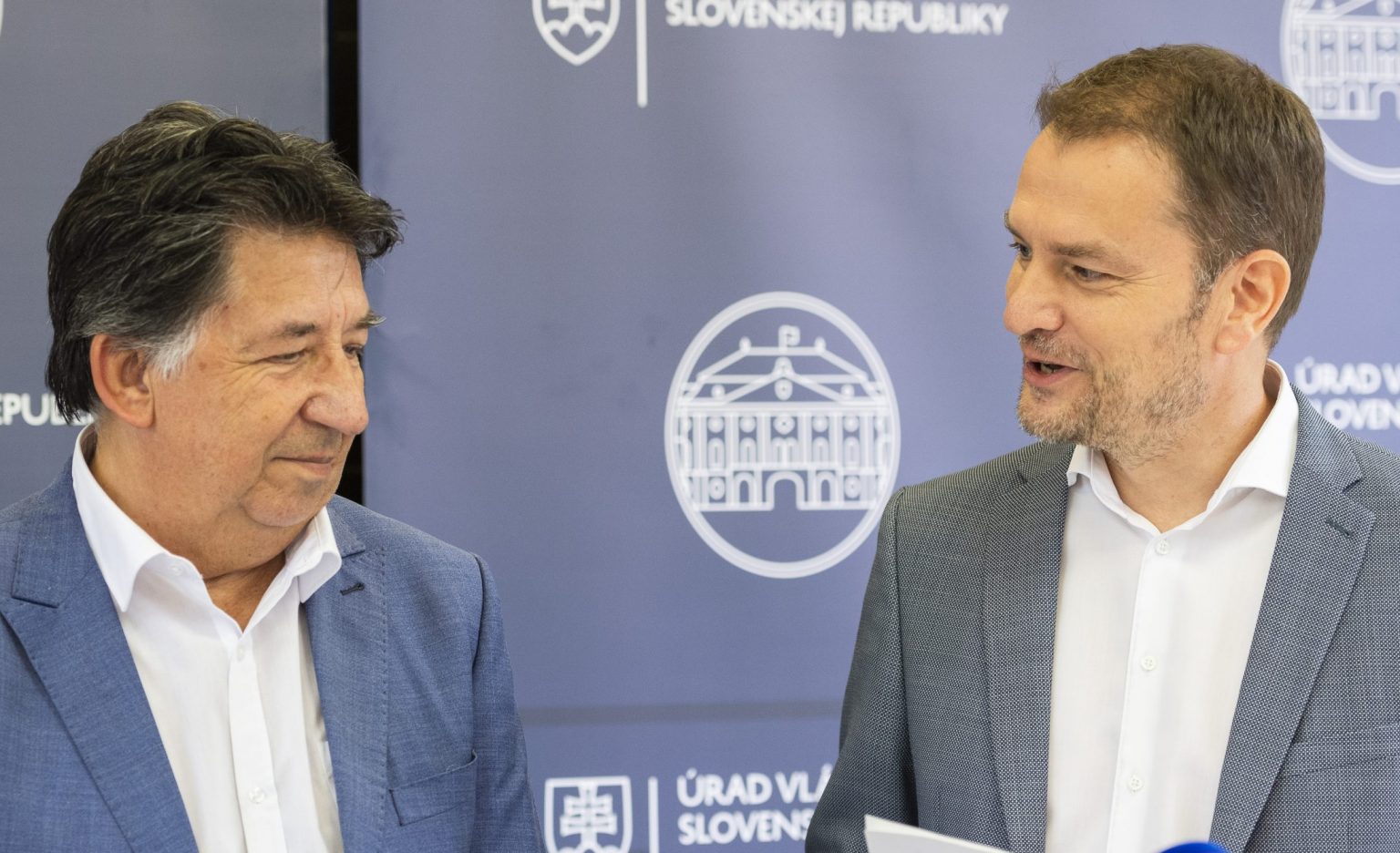 Igor Matovič a Ján Budaj. Foto: Jaroslav Novák/TASR