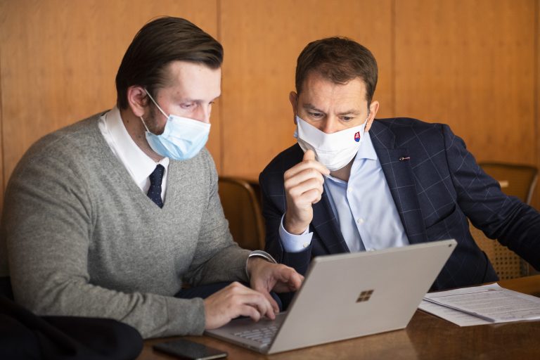 Martin Smatana a Igor Matovič, Foto: Jaroslav Novák/TASR