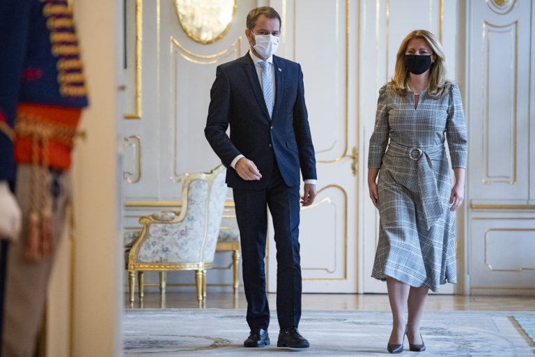 Igor Matovič a Zuzana Čaputová (Zdroj: TASR)