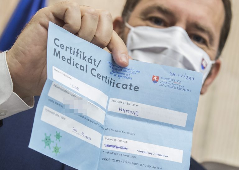 Po červených okresoch iba s testom