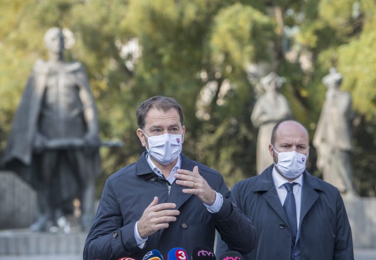 Igor Matovič a Jaroslav Naď. Foto: Martin Baumann/TASR 