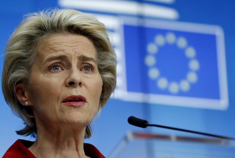 Na obrázku predsedníčka Európskej komisie Ursula von der Leyenová. Foto: TASR/AP