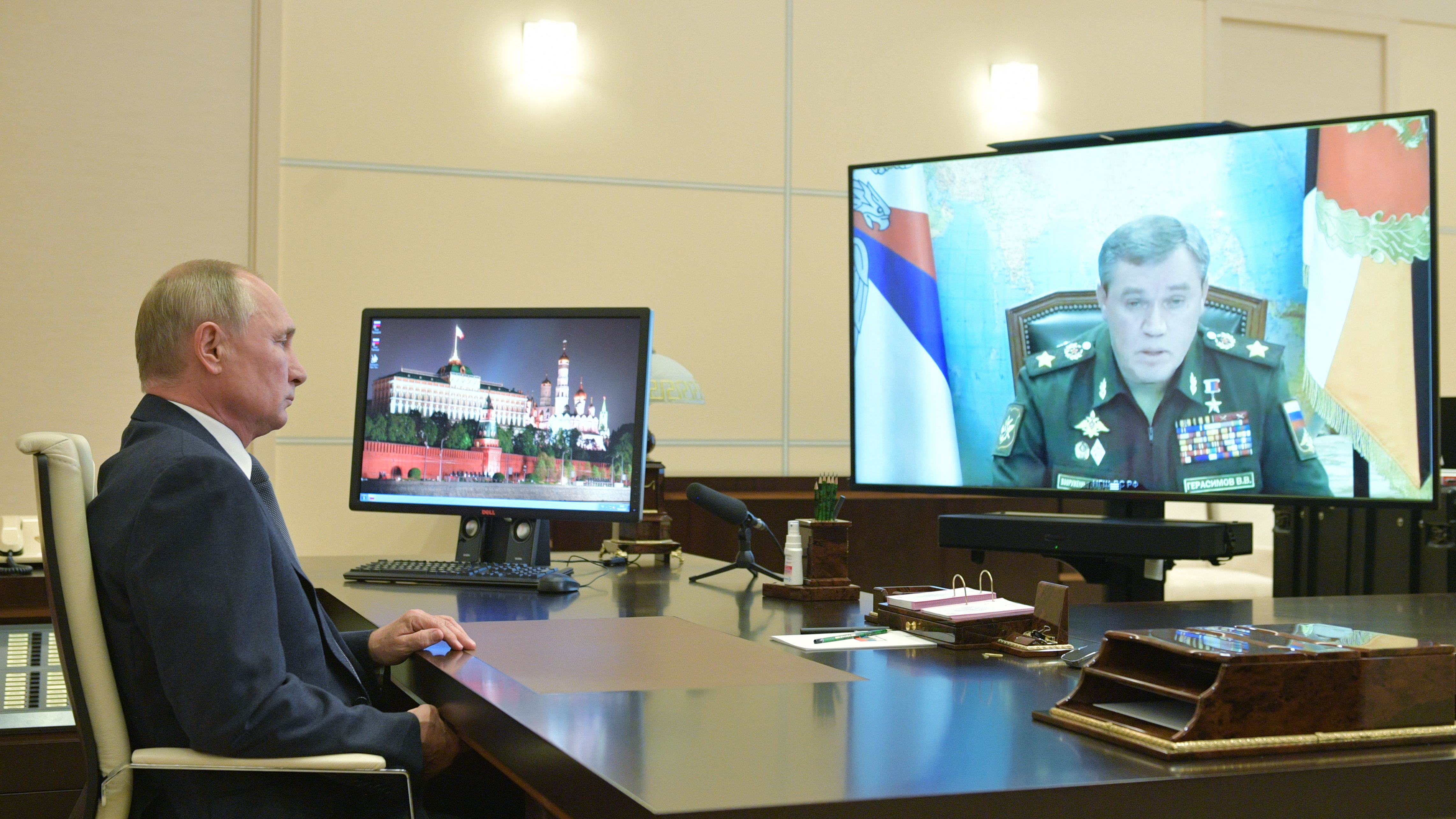 V Rusku zverejnili prvé video s Gerasimovom od vzbury vagnerovcov