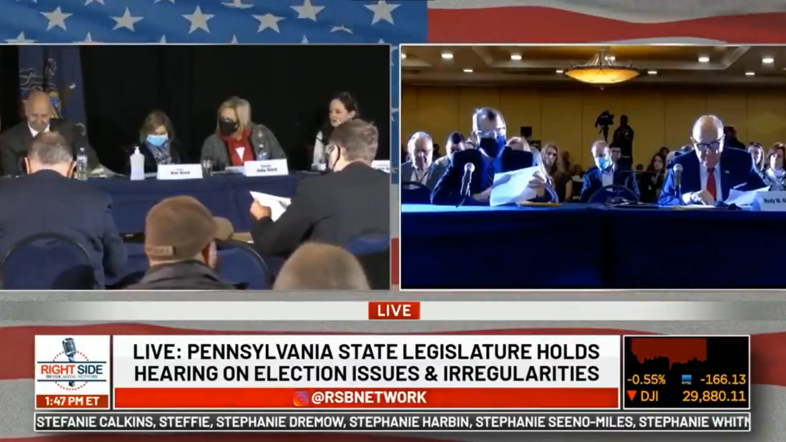 Zasadnutie republikánov v Pennsylvánii. Zdroj: Reprofoto/Twitter