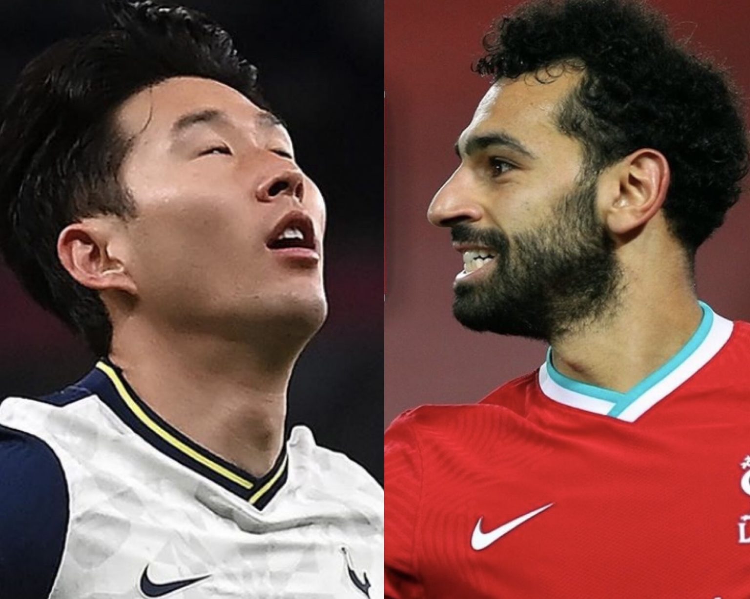 Hlavné ofenzívne zbrane vedúcich celkov. Desaťgóloví strelci Heung-Min Son a Mohamed Salah. Foto: Instagram spursofficial/liverpoolfc