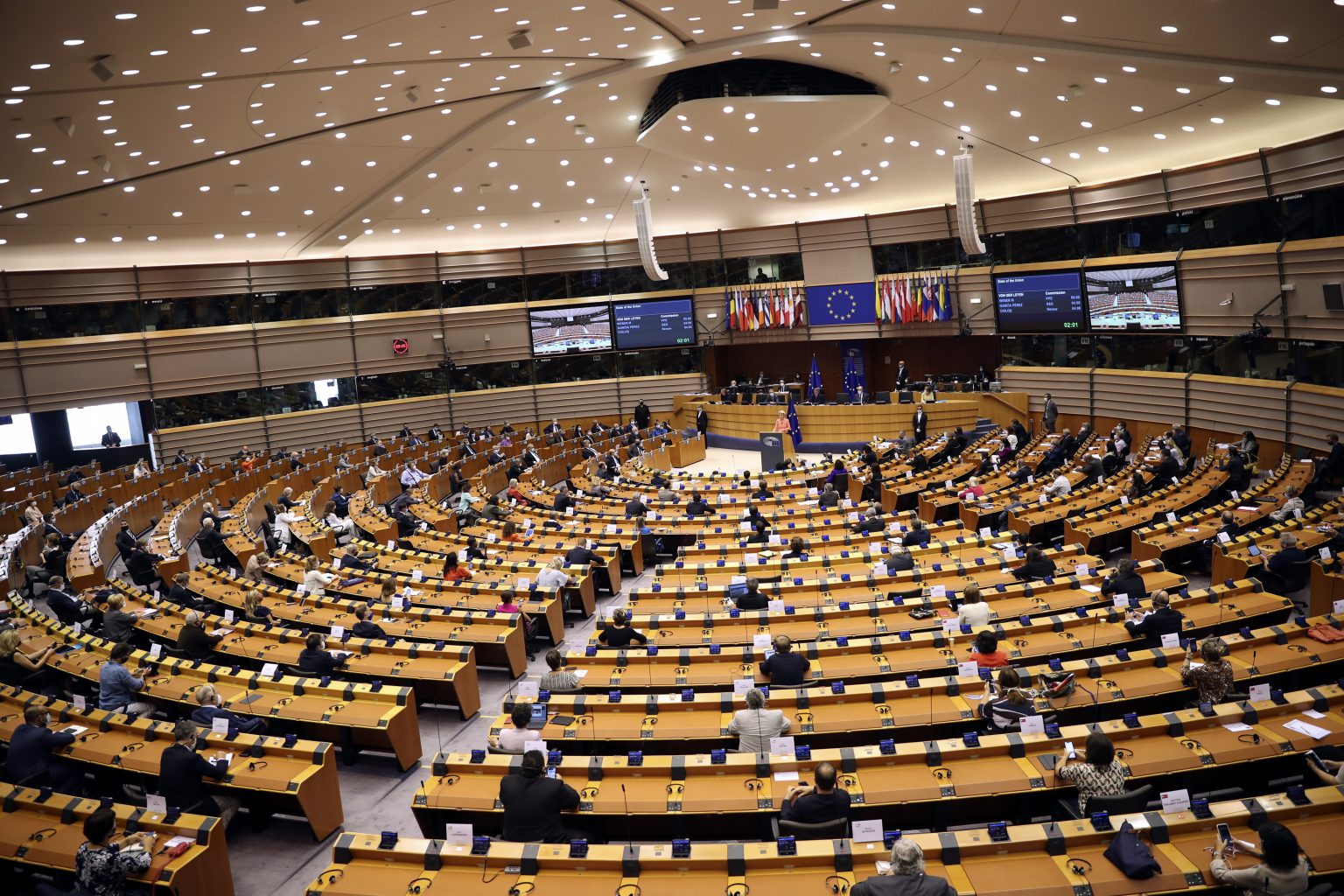 Európsky parlament, Brusel. Foto: TASR/AP
