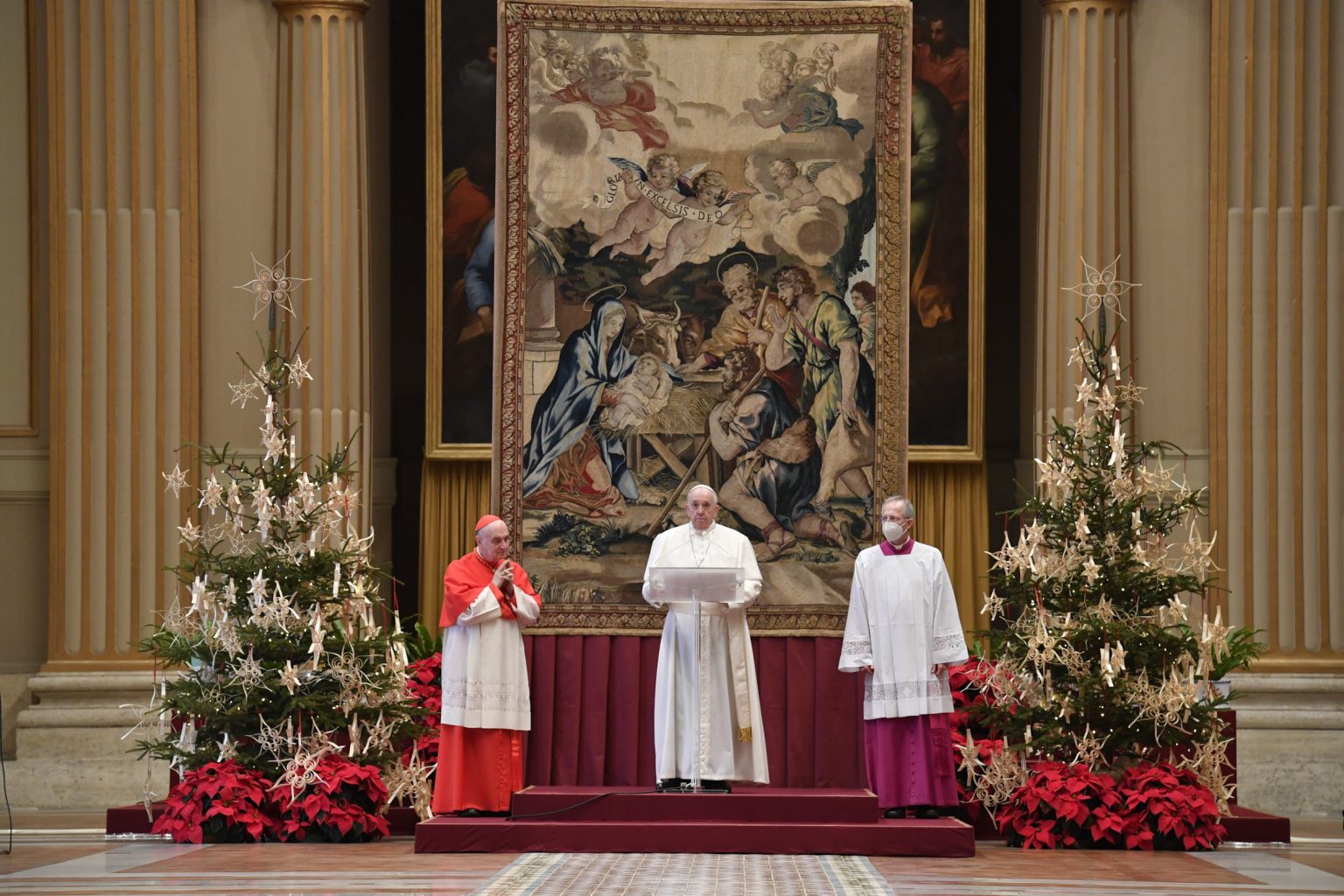 Pápež na Urbi et Orbi. Foto: Vatican Media/AP