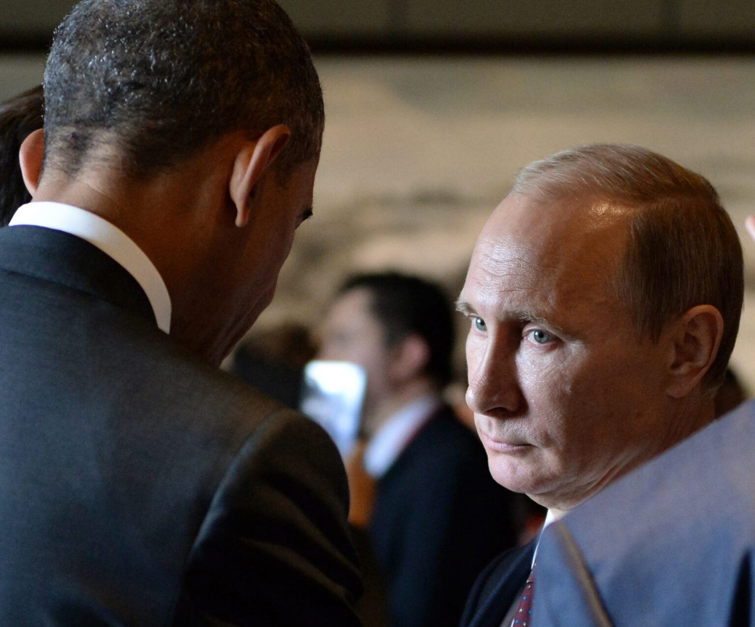 Putin a Obama 11. novembra 2014 v Pekingu. Foto: TASR/AP