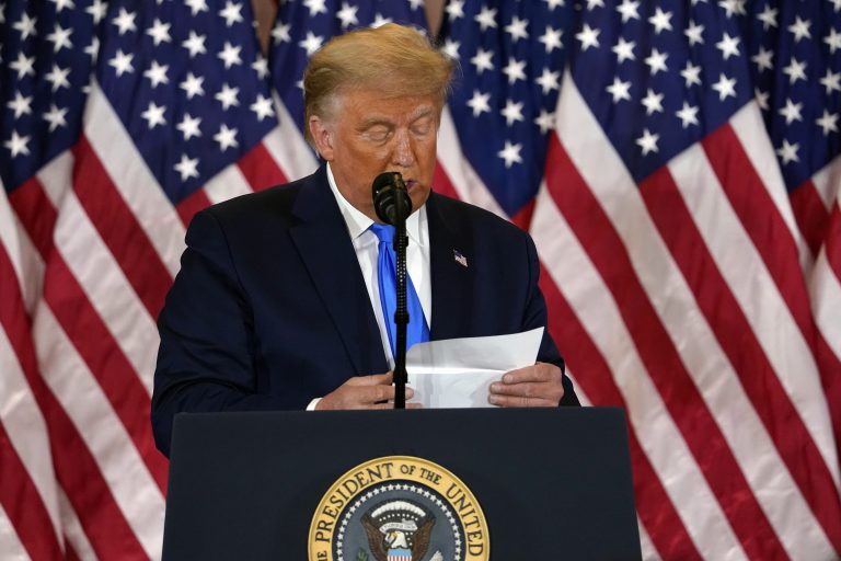 Trump odsúdil násilie v Kongrese. Naša púť sa ešte len začína, hovorí