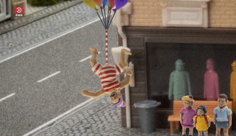Ukážka z dánskeho detského seriálu John Dillermand. Foto: YouTube/DRTV