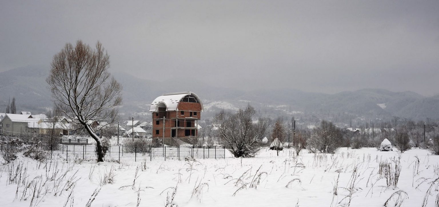 Reprodukcia z knihy Mândrie şi beton, Dedina Târşolţ, Ţara Oaşului. Foto: archív