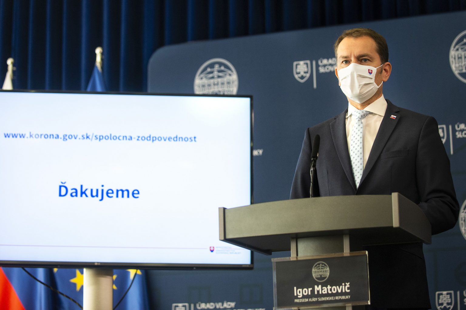 Predseda vlády Igor Matovič. Foto: Jakub Kotian/TASR