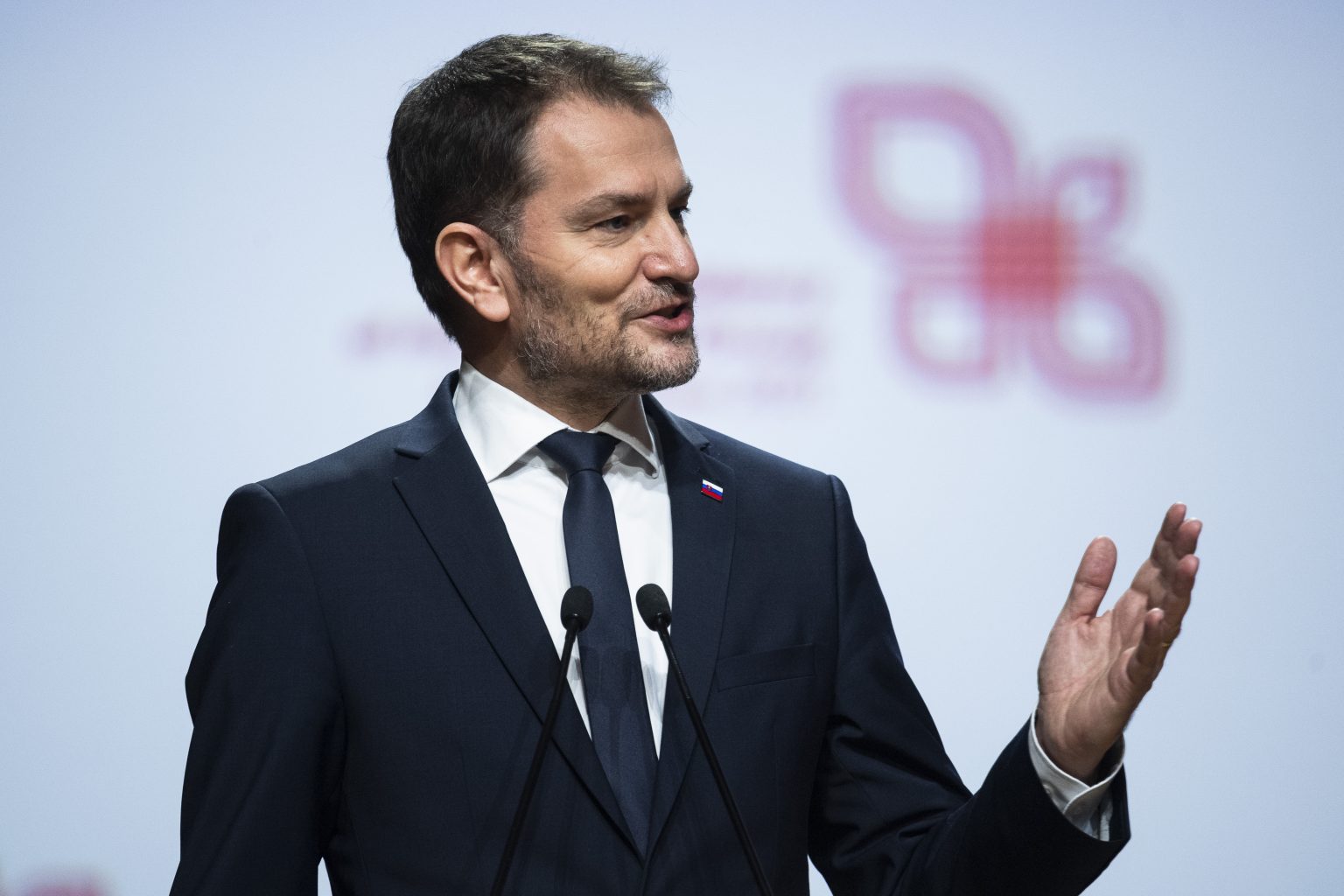 Igor Matovič počas tlačovej konferencie po plenárnom zasadnutí predsedov vlád Vyšehradskej skupiny v Krakove. Foto: J. Novák/TASR