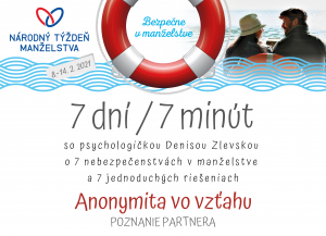 Deň druhý: Anonymita vo vzťahu