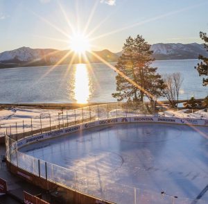 NHL vyšiel zápas na jazere až na druhý pokus
