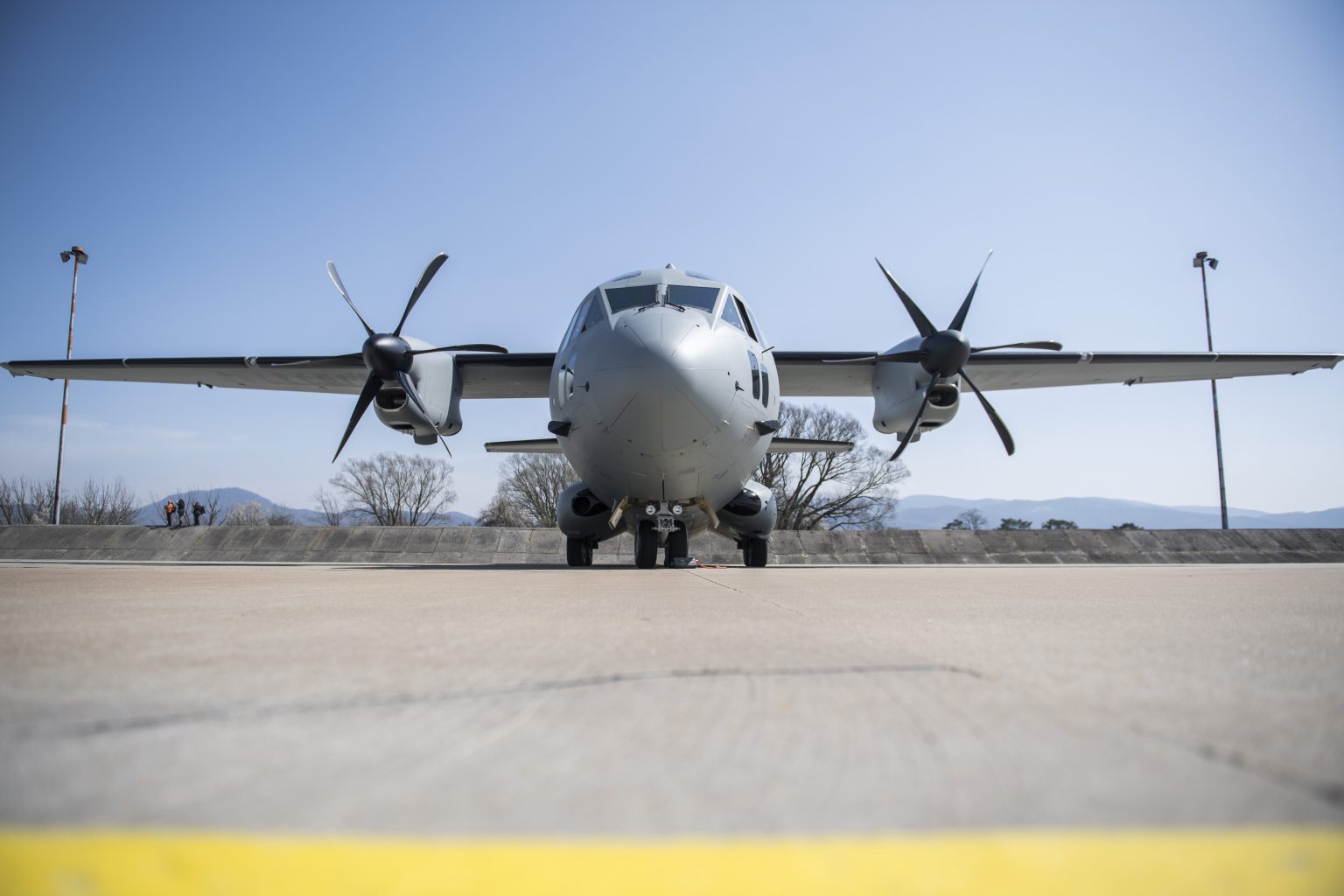 Armádne lietadlo C-27J Spartan. Foto: Marko Erd/ TASR