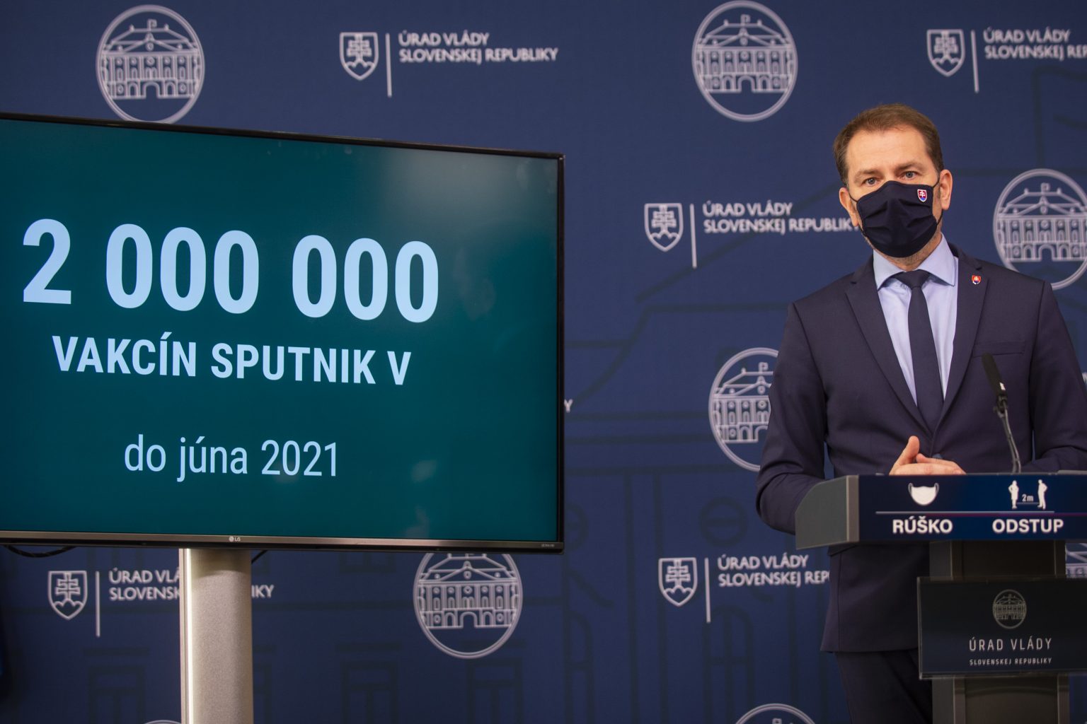 Predseda vlády SR Igor Matovič. Foto: Jakub Kotian/TASR