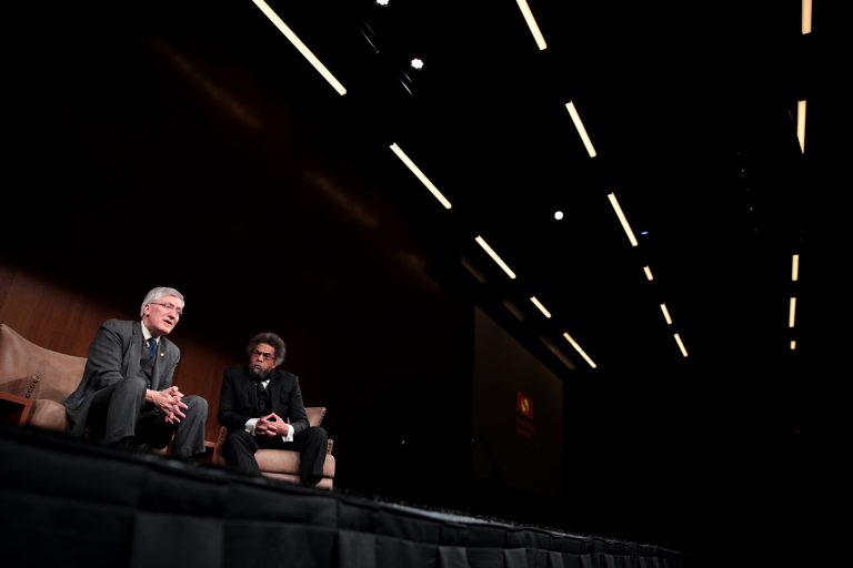 Robert P. George na diskusii na arizonskej štátnej univerzite. Foto: Gage Skidmore/flickr.com