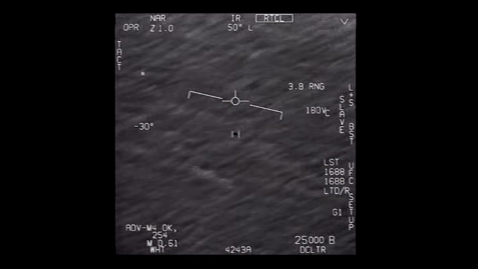 Pozorovanie UFO americkým námorníctvom. Foto: Youtube