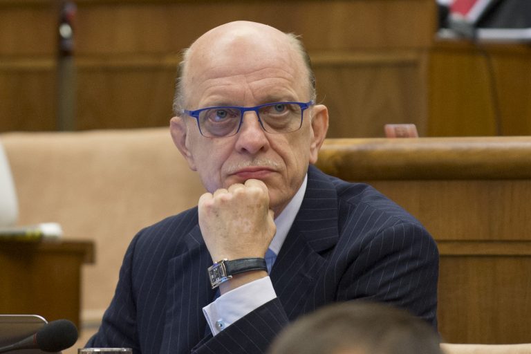 Na snímke poslanec Alojz Baránik (SaS).   Foto: TASR/Michal Svítok