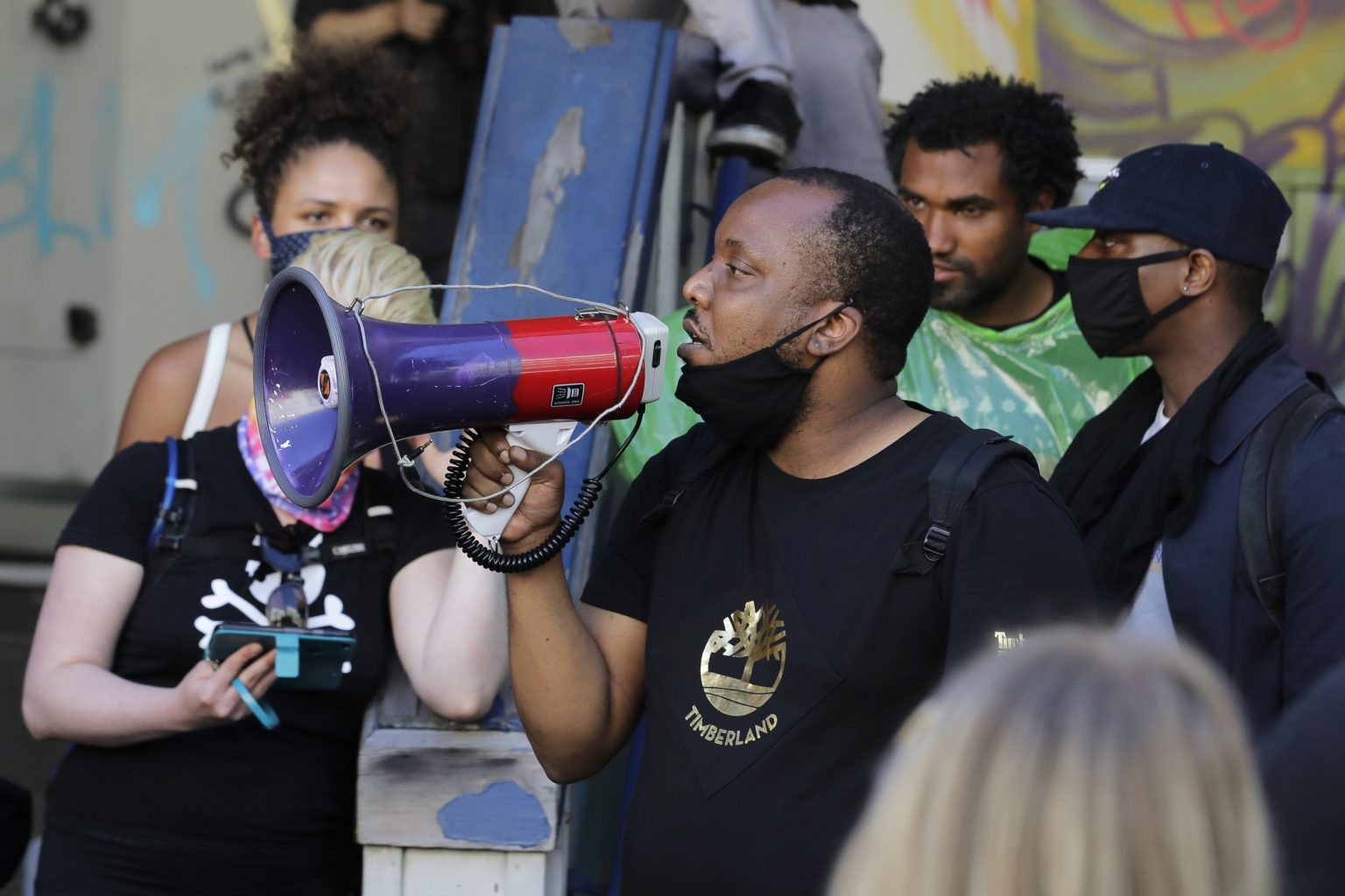 Protestujúci z hnutia BLM. Foto: TASR/AP