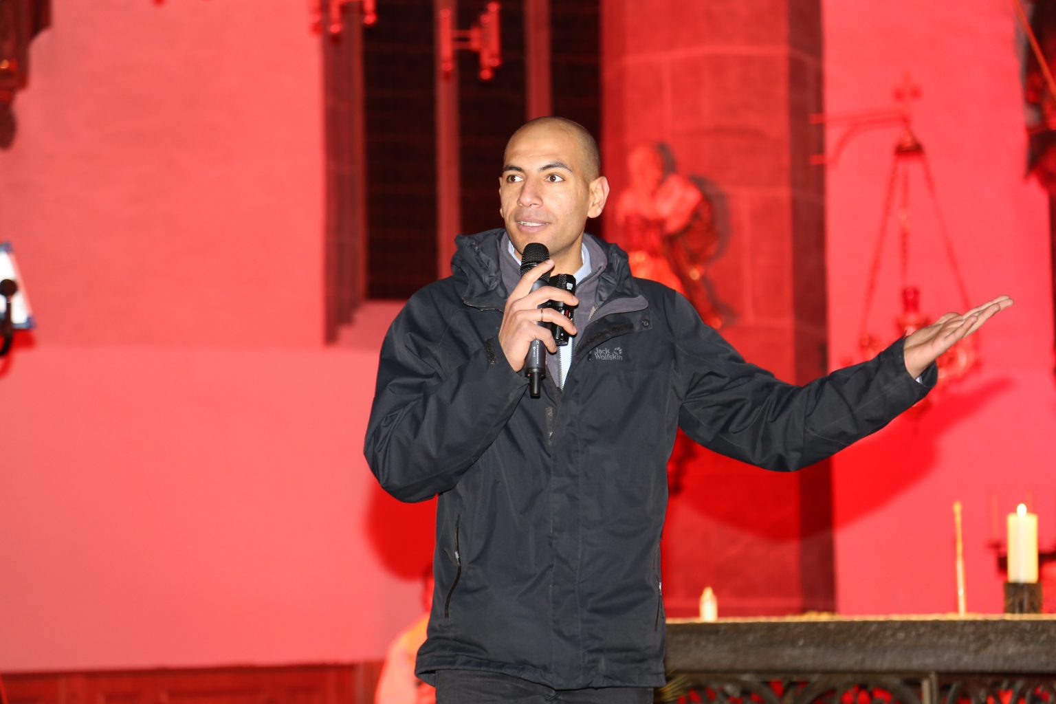 Kiro Khalil počas Červenej stredy 2020 v Mníchove. Foto: ACN