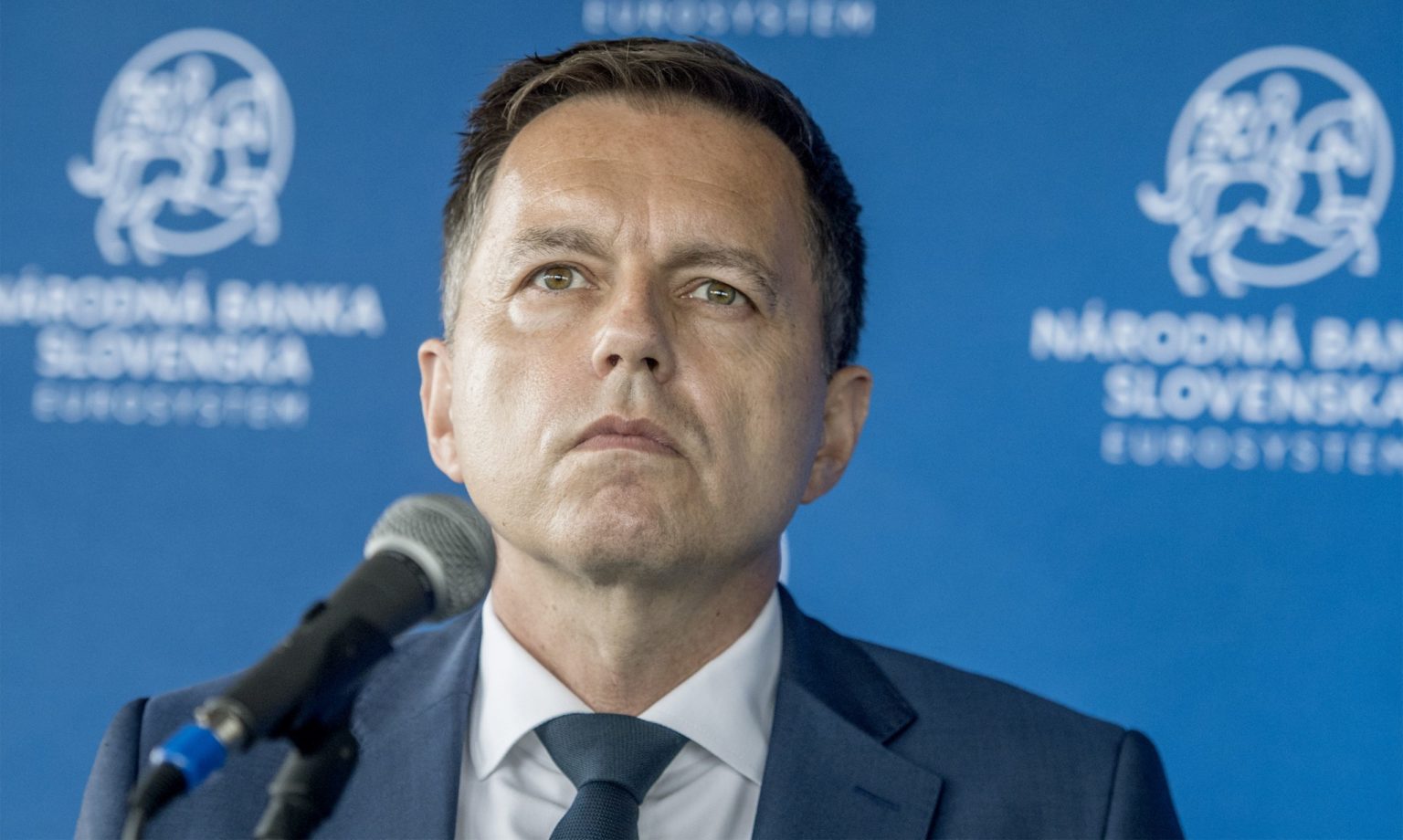 Guvernér NBS a exminister financií Peter Kažimír. Foto Martin Baumann/TASR