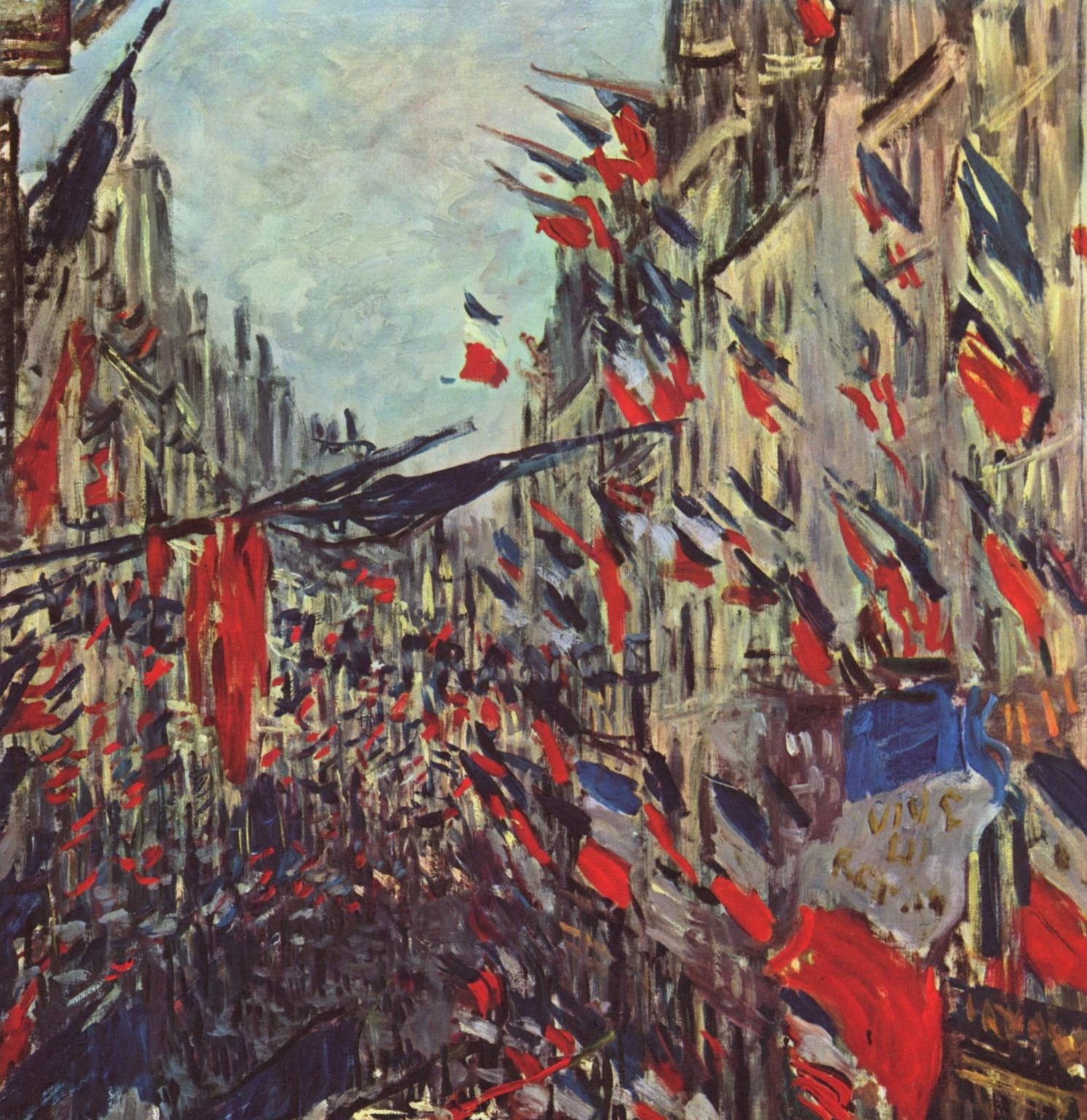 Triumf národného sentimentu ako ho videl Claude Monet. Foto: wikimedia