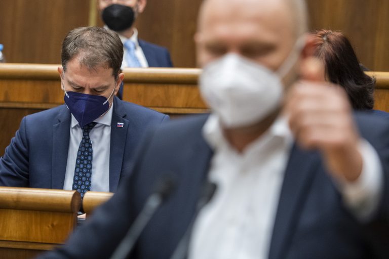 Igor Matovič a Richard Sulík. Foto: Jaroslav Novák/TASR