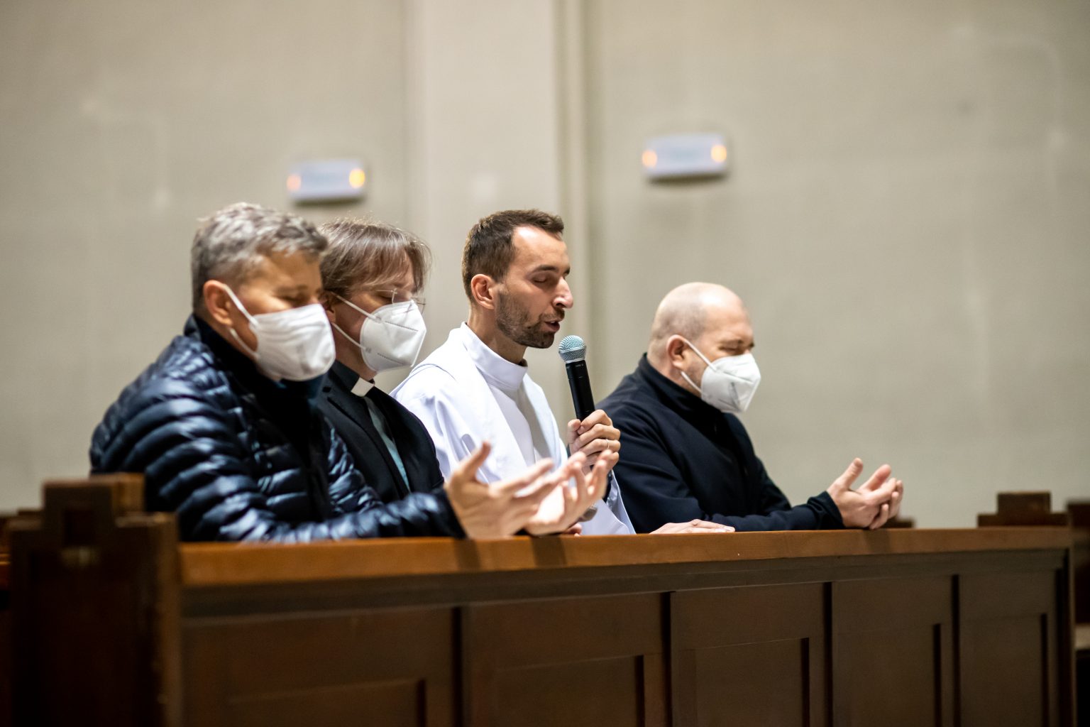 Bohuš Živčák, Branislav Kožuch, Mário Brezňan, Ján Buc. Zdroj: archív Slovensko na kolenách