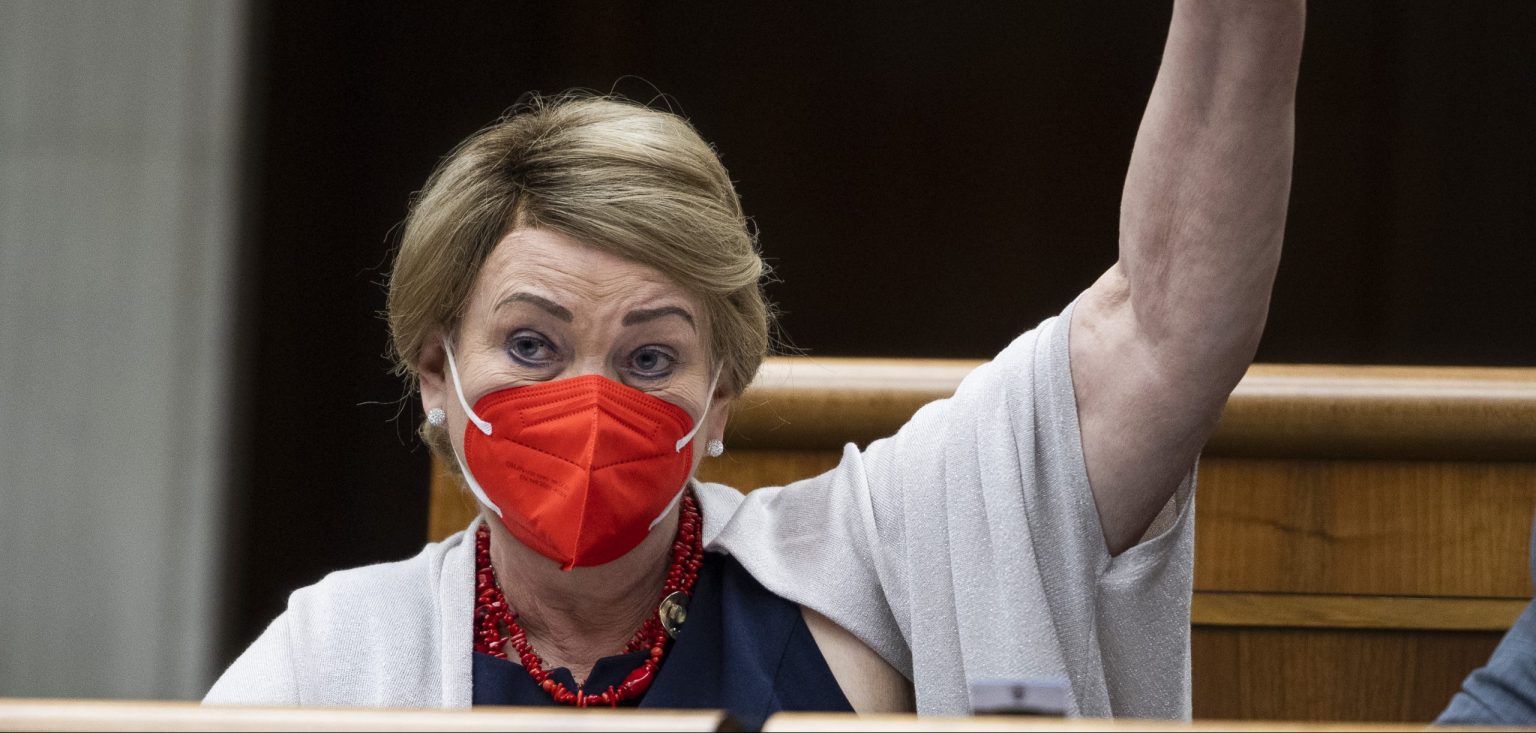 Na snímke poslankyňa za OĽaNO Anna Záborská. Foto: Jaroslav Novák/TASR