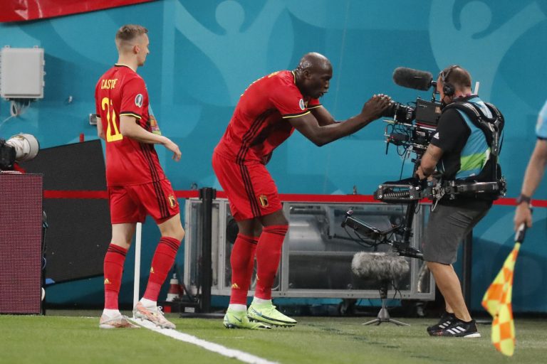 Belgický futbalista Romelu Lukaku. Foto: TASR/AP