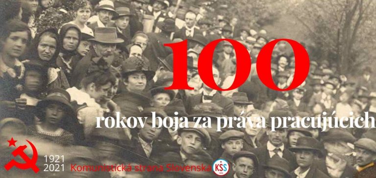 Tento rok si Komunistická strana Slovenska pripomenula okrúhle výročie založenia svojej predchodkyne.. Foto: KSS/Facebook