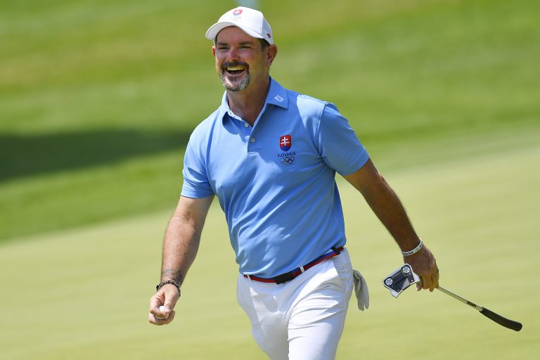 Na snímke slovenský golfista Rory Sabbatini. Foto: Michal Svítok/TASR