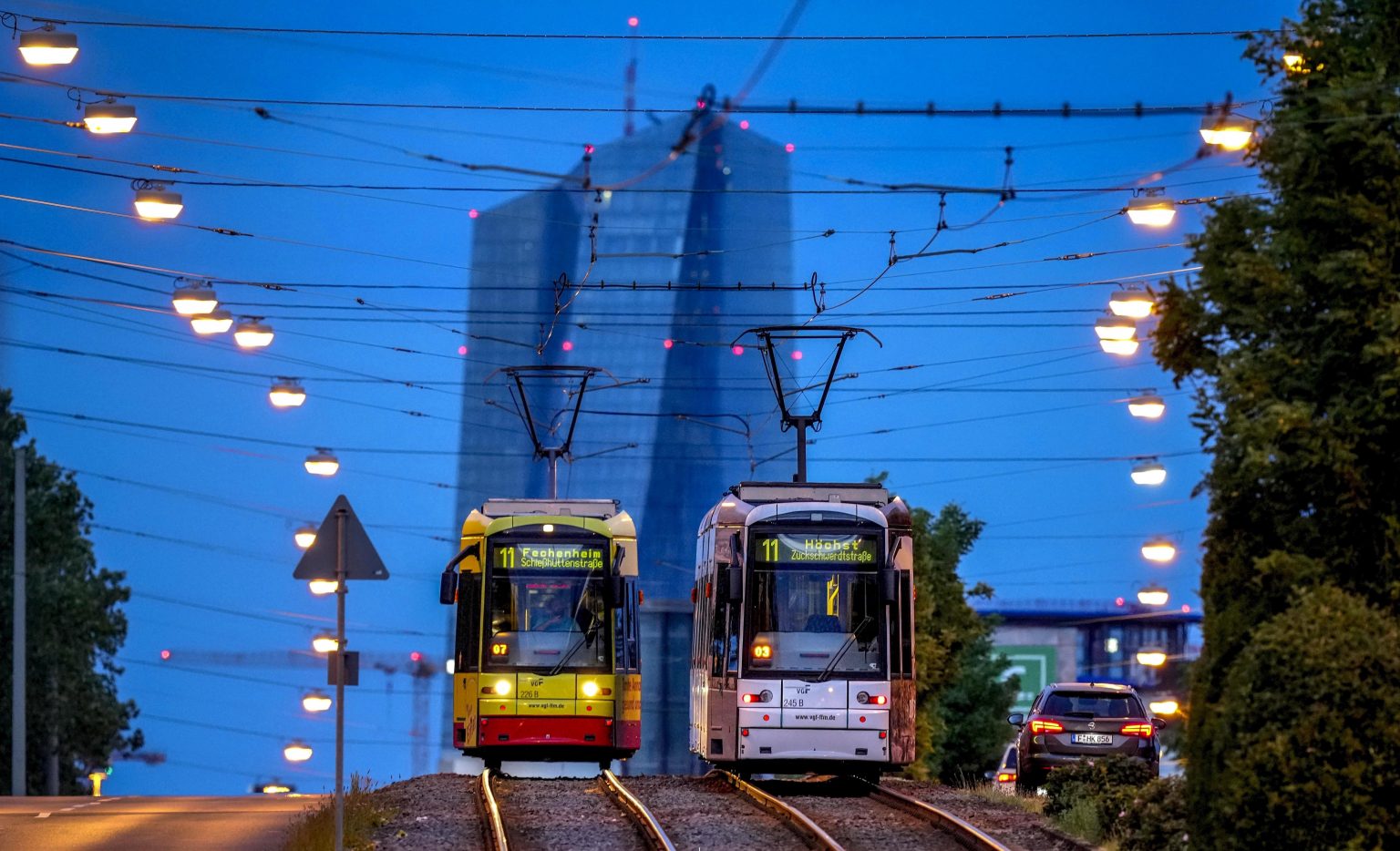 Budova Európskej centrálnej banky vo Frankfurte nad Mohanom. Foto: TASR/AP
