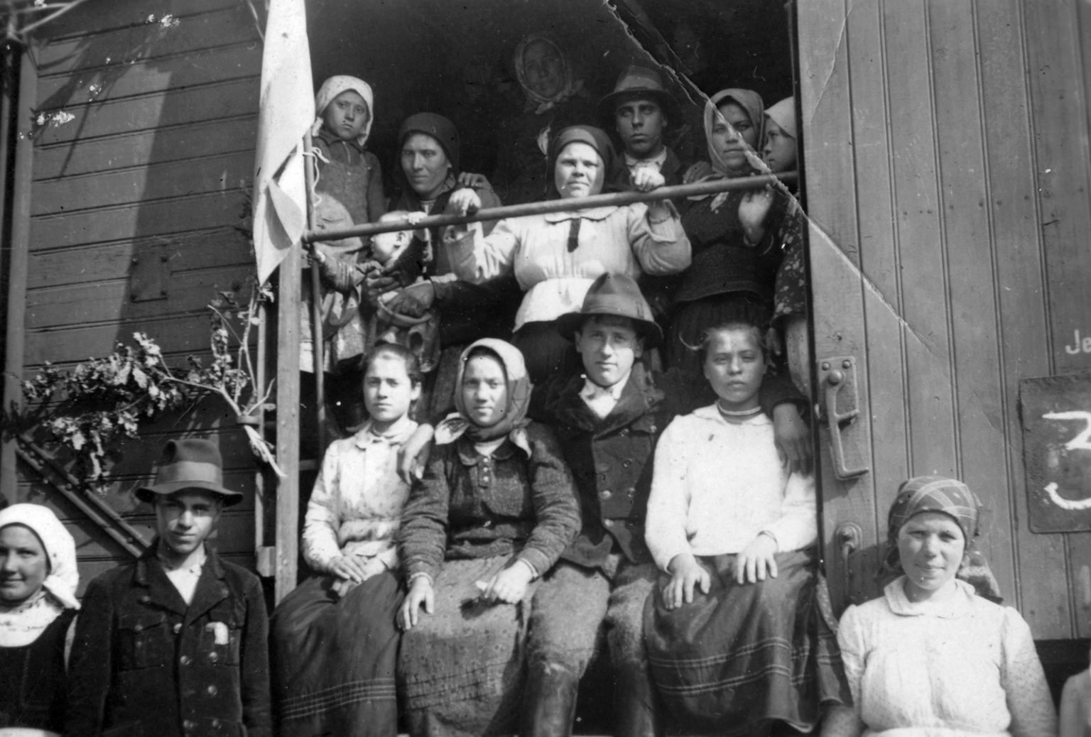 Maďari deportovaní z Československa v roku 1947. Foto: fortepan.hu