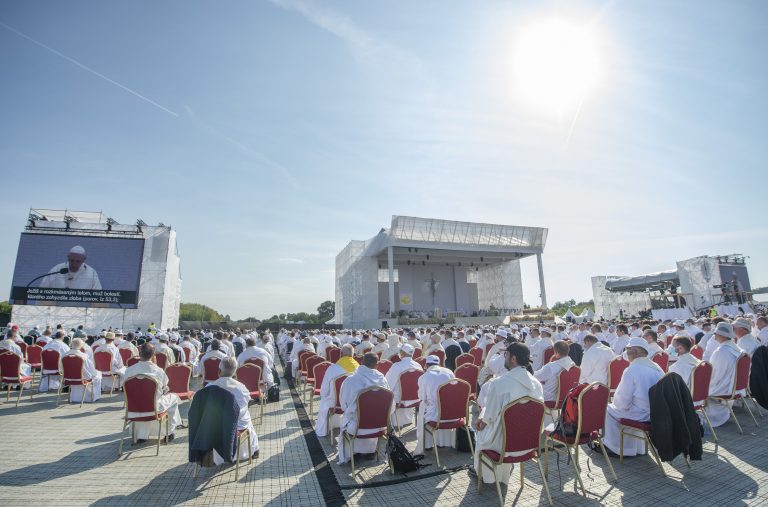 Pápež František v Šaštíne. Foto: Martin Baumann/TASR