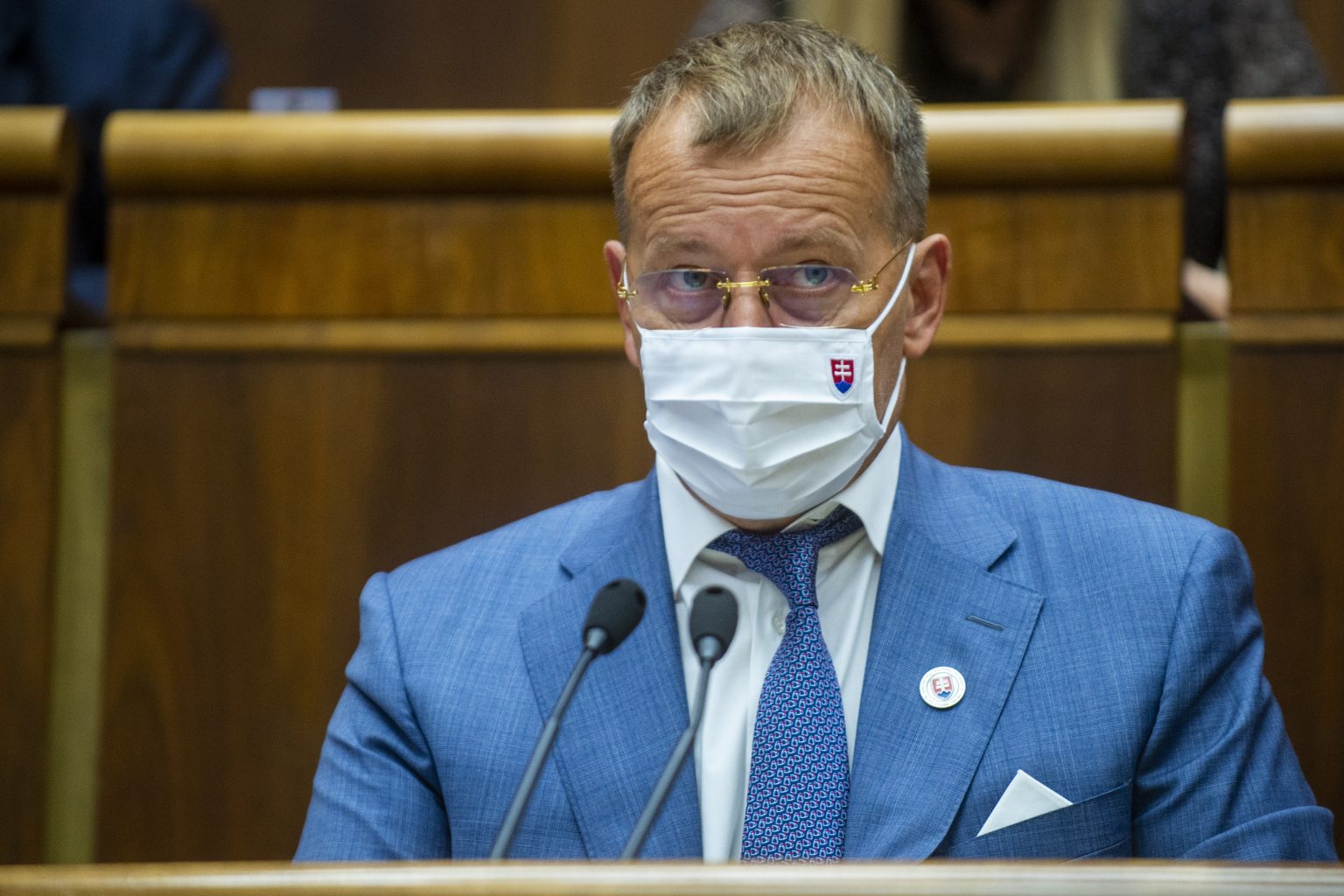 Na snímke predseda NR SR Boris Kollár. Foto: Jakub Kotian/TASR