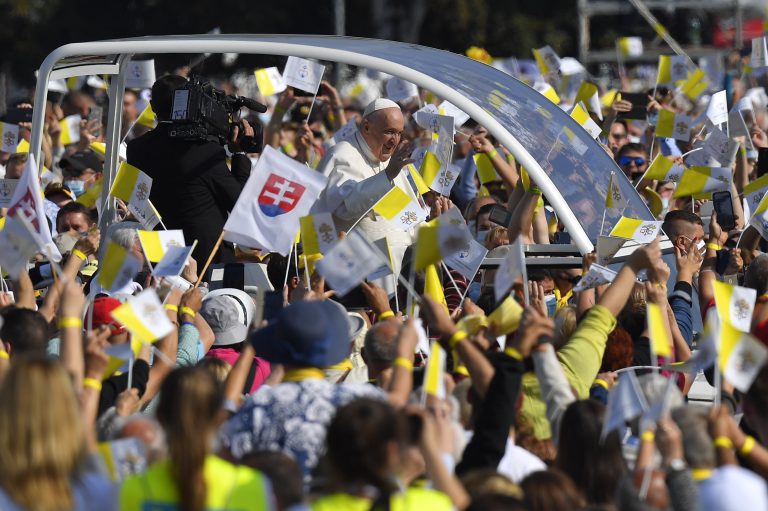 Pápež František v Prešove. Foto: Michal Svítok/TASR