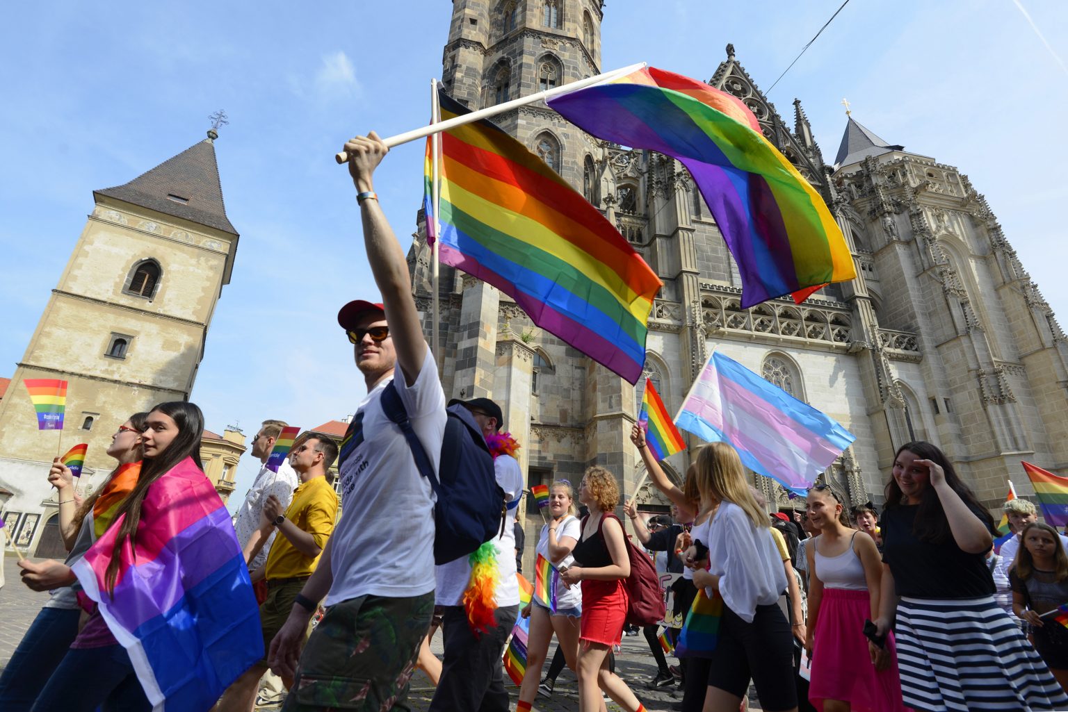 LGBT Pride pochod v Košiciach (2019). Foto: Milan Kapusta/TASR