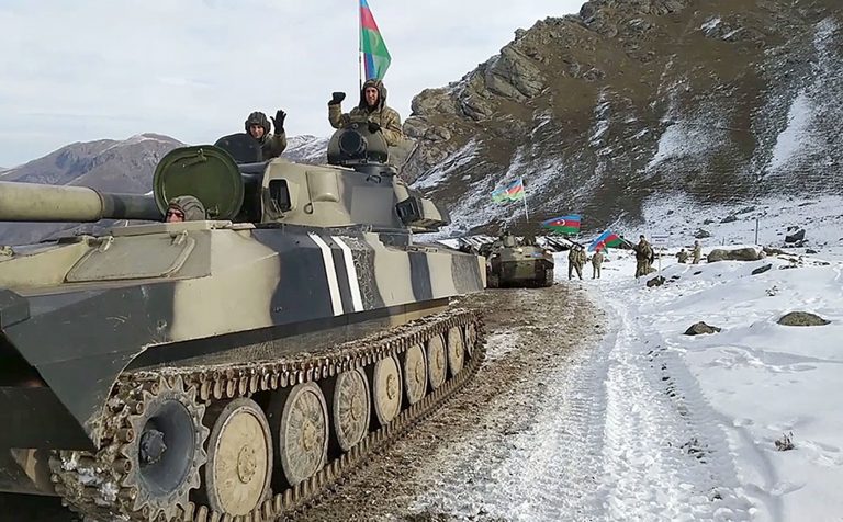 Azerbajdžanskí vojaci. Ilustračný záber. Foto: TASR/AP