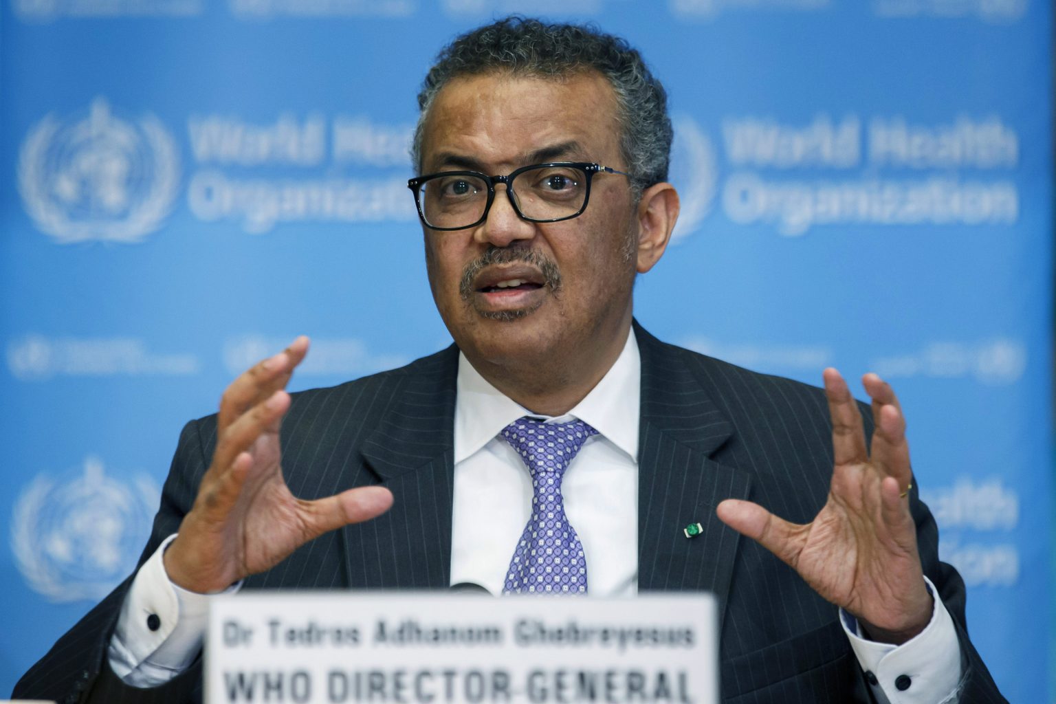 Generálny riaditeľ Svetovej zdravotníckej organizácie (WHO) Tedros Adhanom Ghebreyesus. Foto: TASR/AP