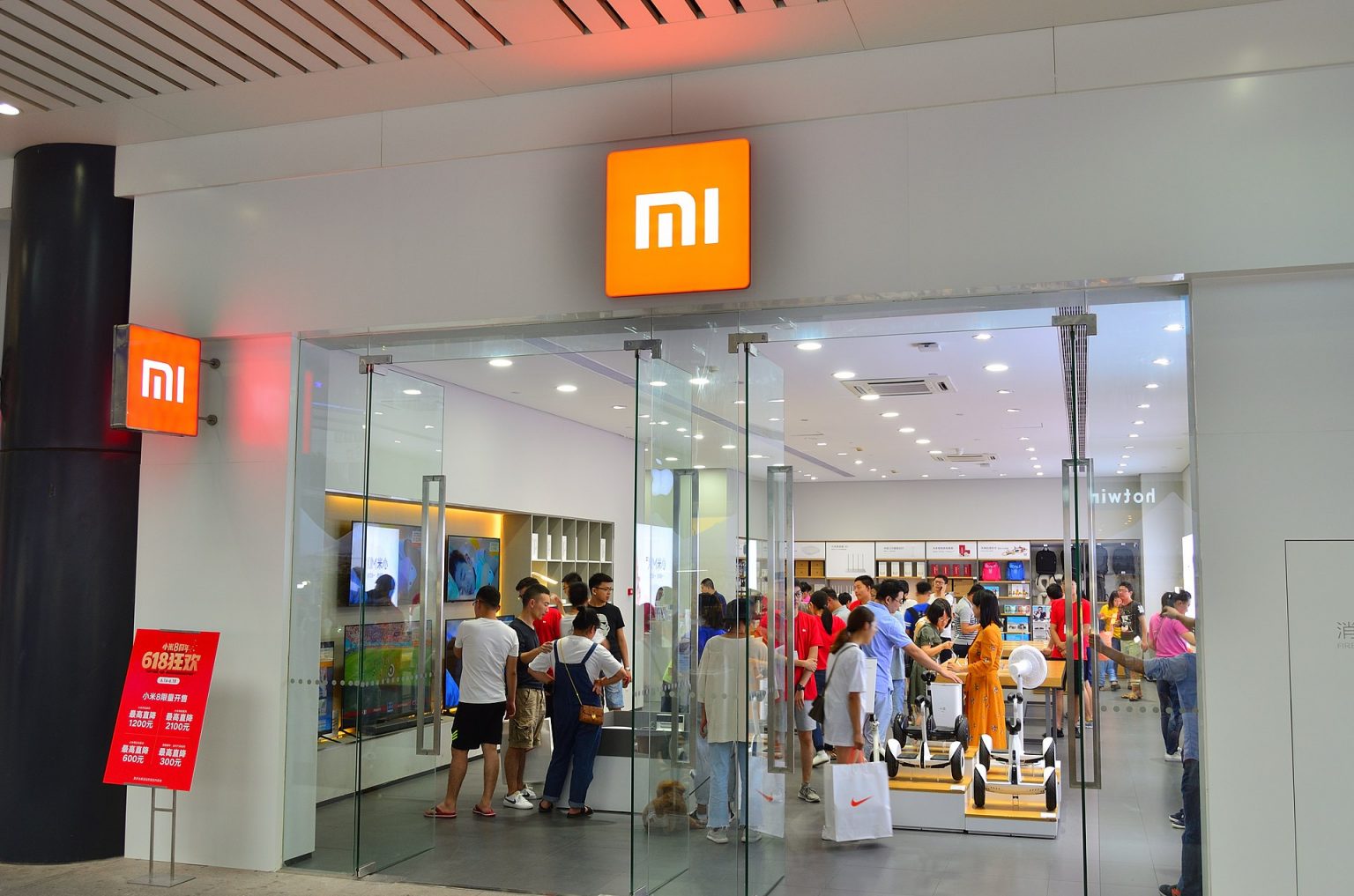 Predajné miesto Xiaomi v meste Chang-čou. Foto: Wikipedia/Raysonho