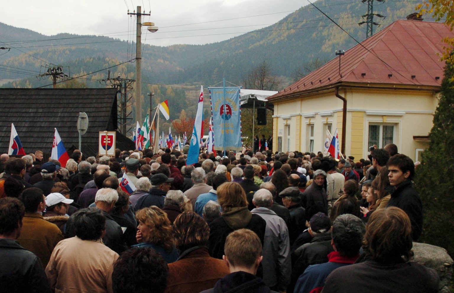 Spomienková slávnosť pri stom výročí Černovskej tragédie. Foto: Jozef Ďurník/TASR