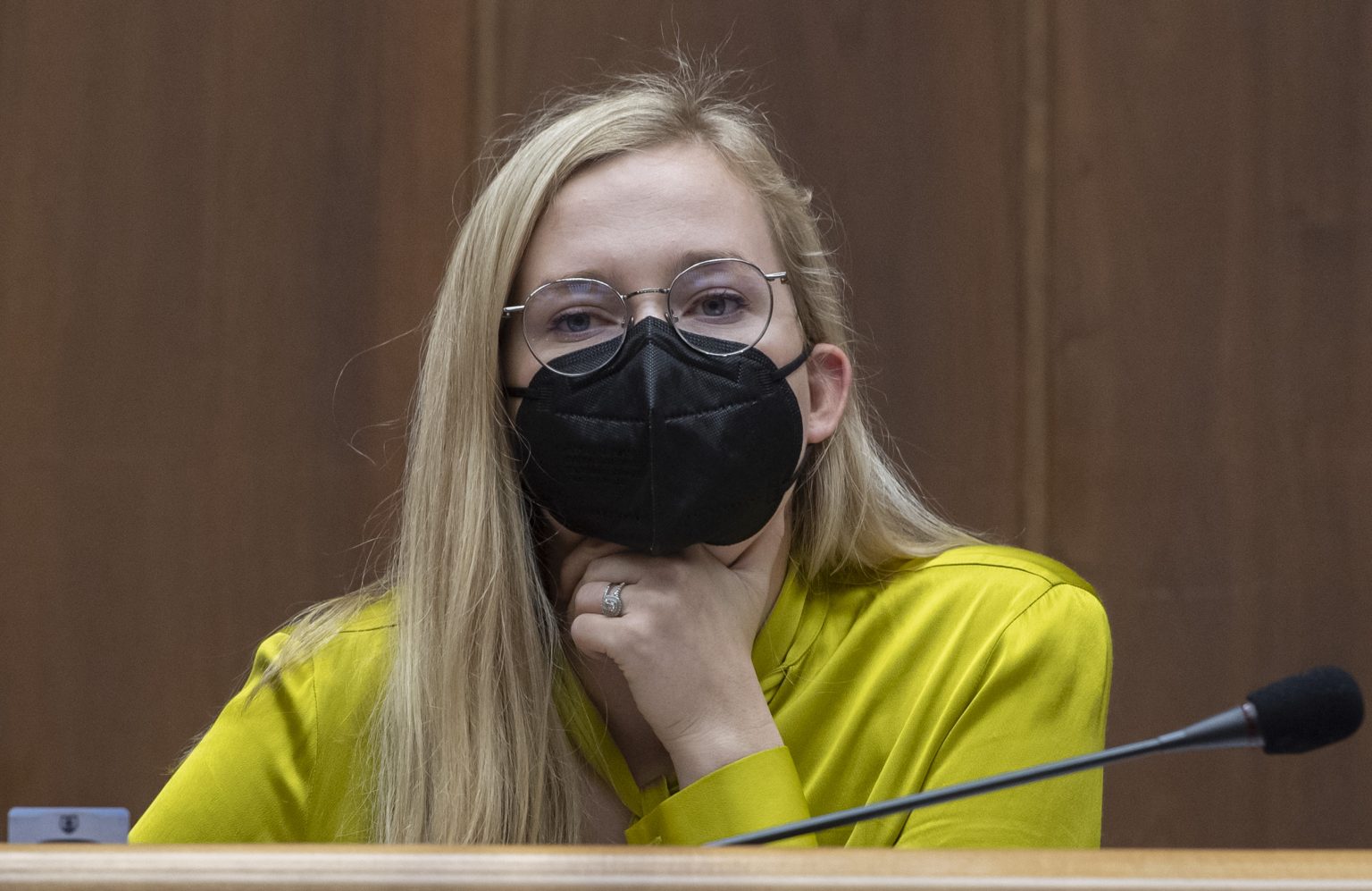 Na snímke poslankyňa parlamentu SR Vladimíra Marcinková (nezaradená). Foto: Martin Baumann/TASR