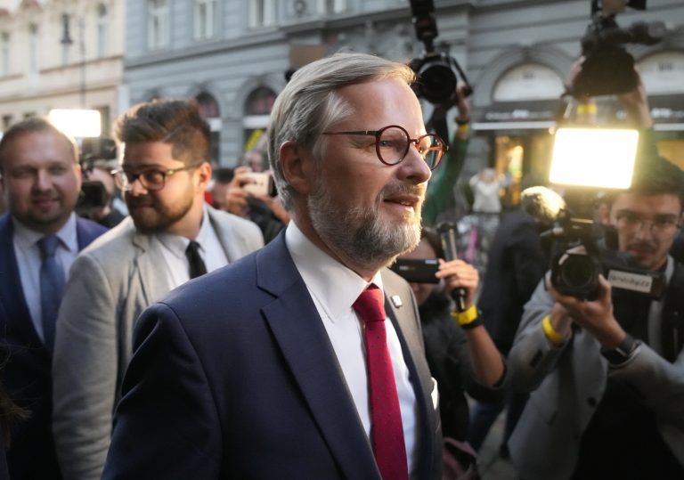 Český predseda vlády Petr Fiala. Foto: TASR/AP